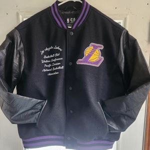 Vintage LA Lakers varsity down goose jacket